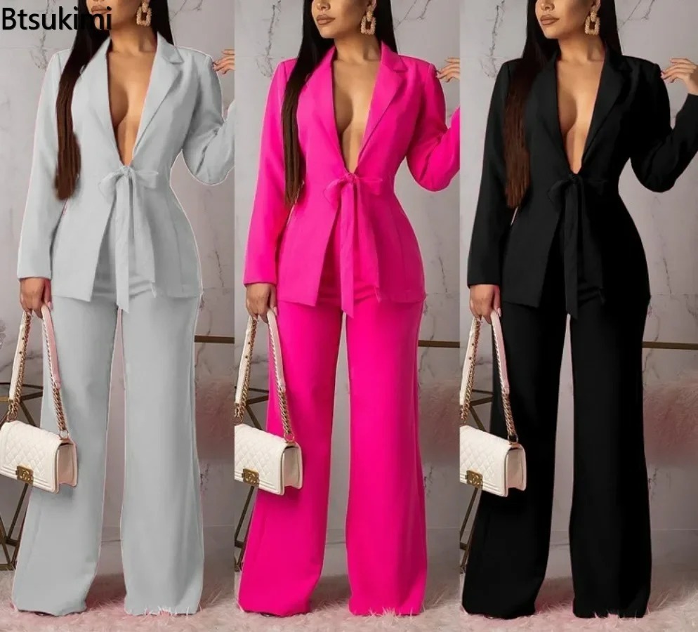 Women Formal Wear Business - ชุดสูททำงานผู้หญิงแบบใหม่ ปี 2026 ชุดทำงานออฟฟิศ 2 ชิ้น