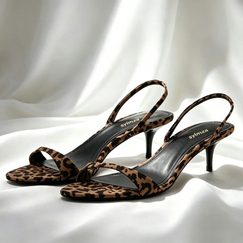 Kitten Heel Women - รองเท้าส้นสูงแบบเปิดนิ้วเท้าสำหรับผู้หญิง รุ่นซัมเมอร์ 2026 ดีไซน์เซ็กซี่ แฟชั่นหัวมน สวมใส่สบาย