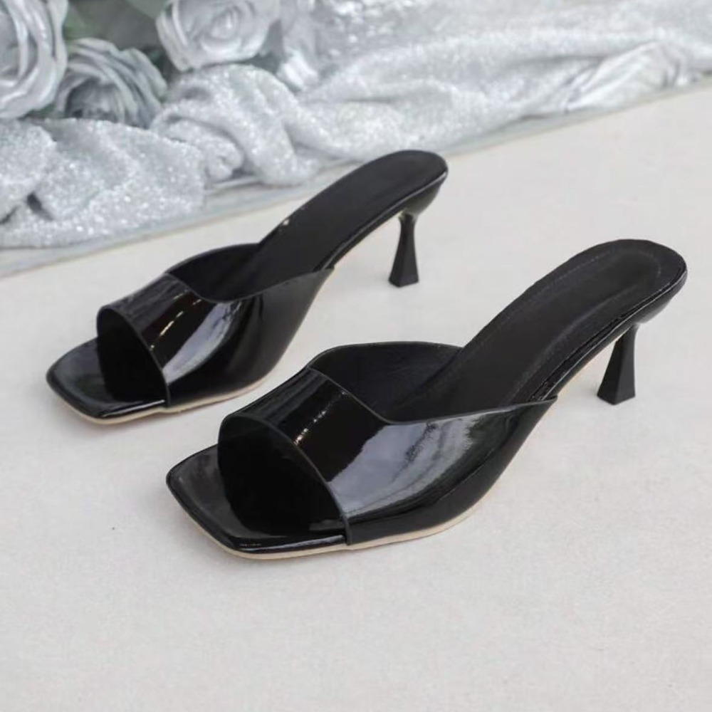Kitten Heel Women - รองเท้าส้นสูงแบบเปิดหัวทรงปลา สไตล์แฟชั่น ใส่สบาย เหมาะสำหรับฤดูร้อน รองเท้าแตะแบบส้นเข็ม ดีไซน์เซ็กซี่