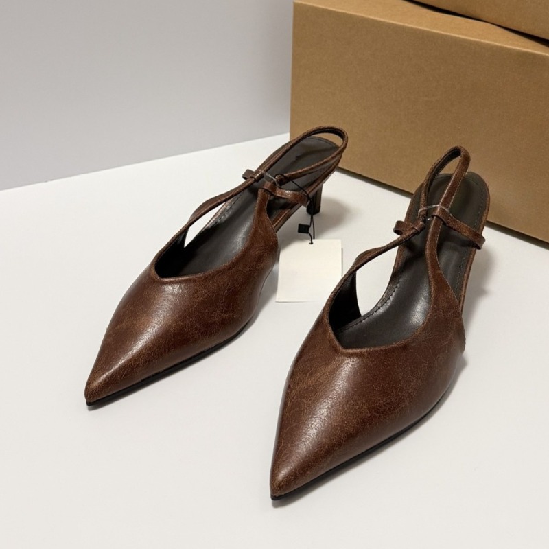 รองเท้าส้นเตี้ยแบบสวมสำหรับฤดู - Kitten Heel Women บทวิจารณ์และราคา