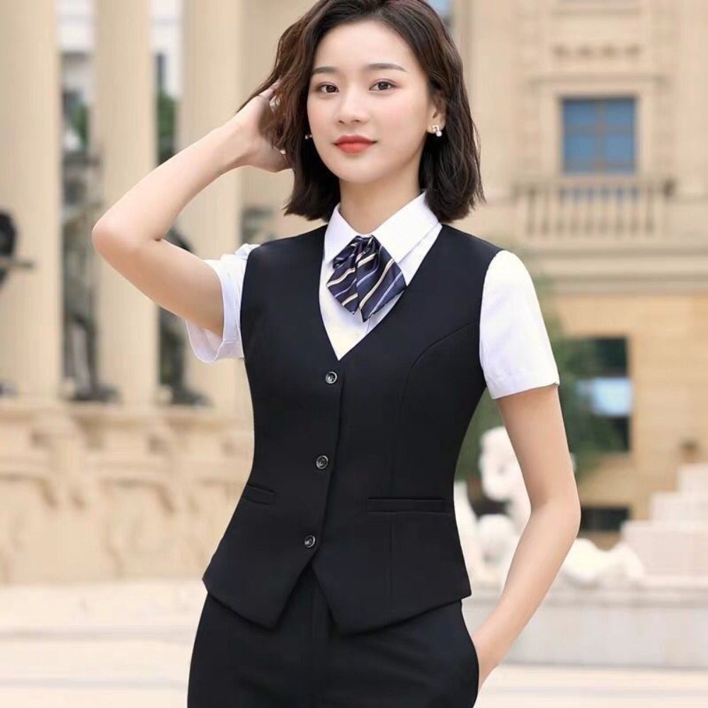 เสื้อกั๊กแฟชั่นสไตล์ OL หรูหรา - Women Formal Wear Business บทวิจารณ์และราคา
