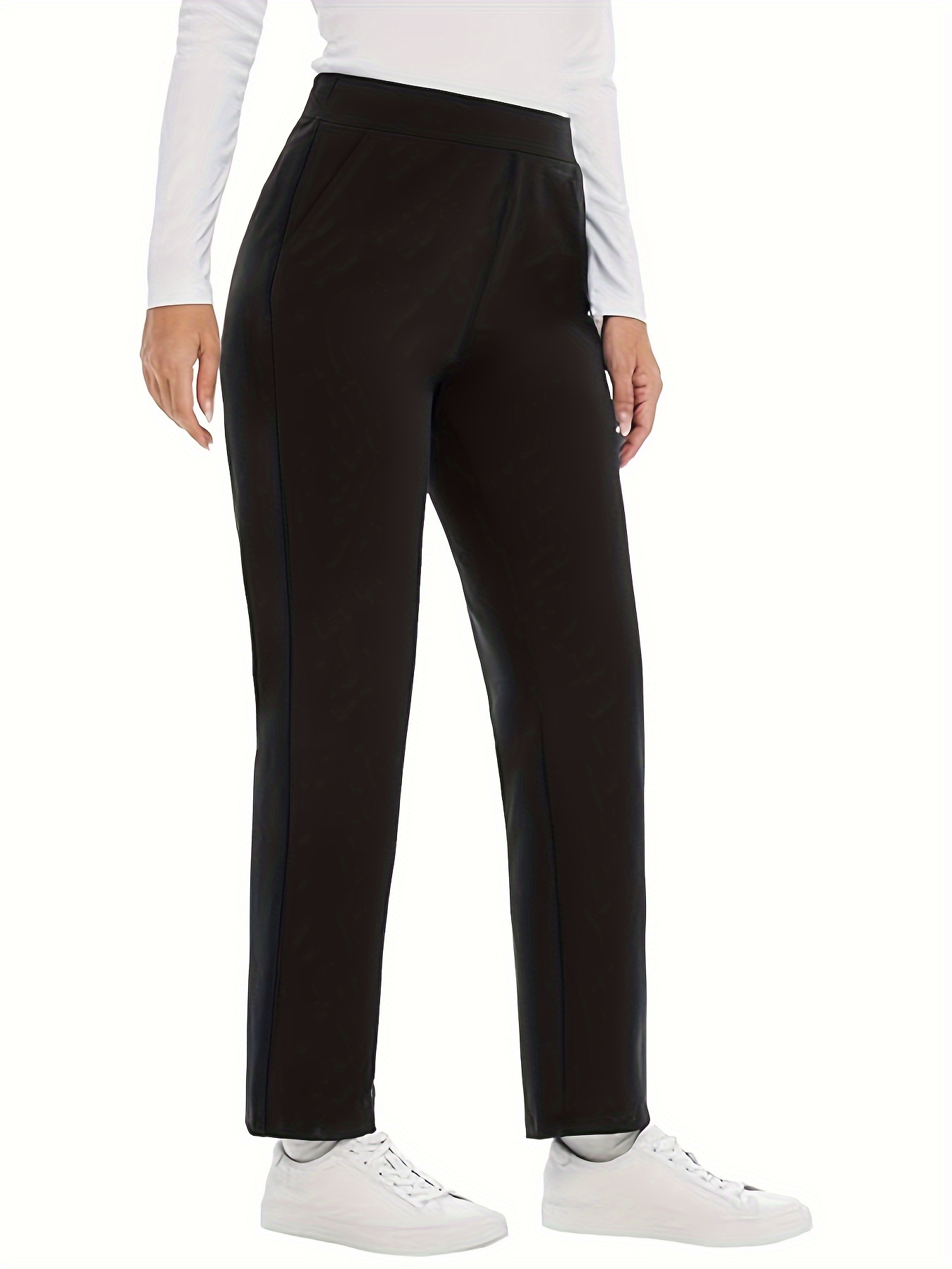 กางเกงแนวธุรกิจผ้าถักสีทึบสำหร - Women Formal Wear Business บทวิจารณ์และราคา
