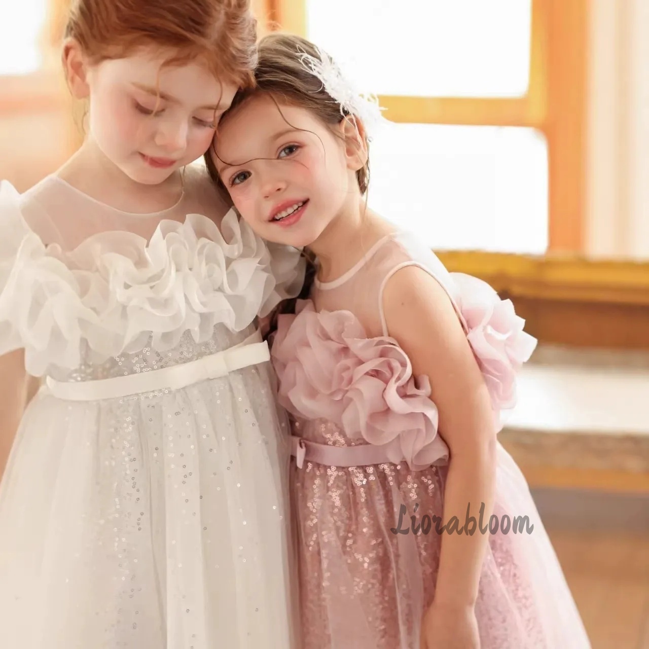 ชุดเดรสเด็กผู้หญิงสีชมพู ผ้าทู - Formal Attire Woman บทวิจารณ์และราคา