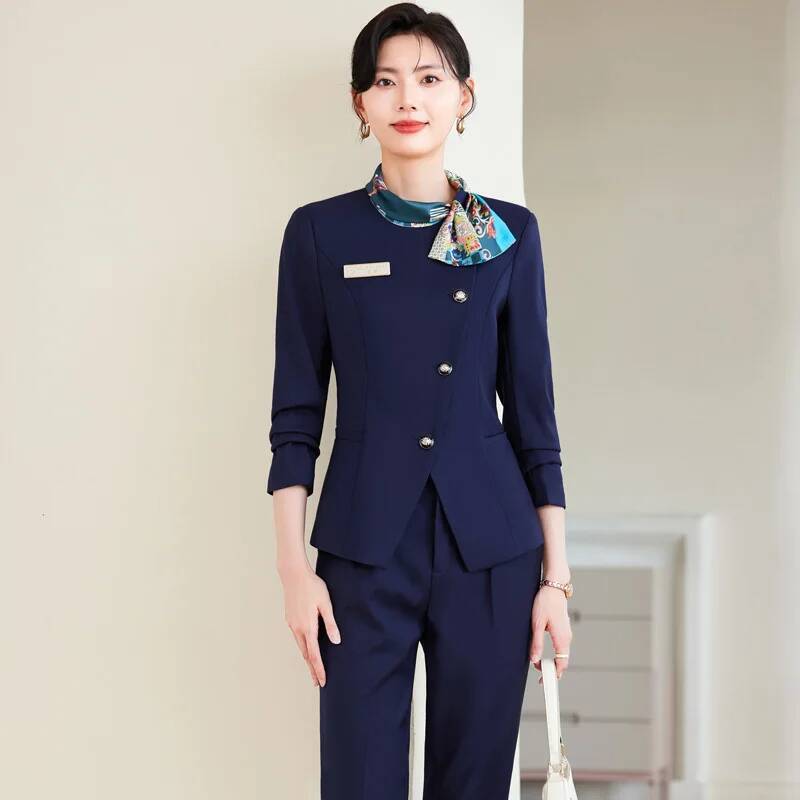 ชุดกางเกงสูทสไตล์หรูหราสำหรับผ - Women Formal Wear Business บทวิจารณ์และราคา