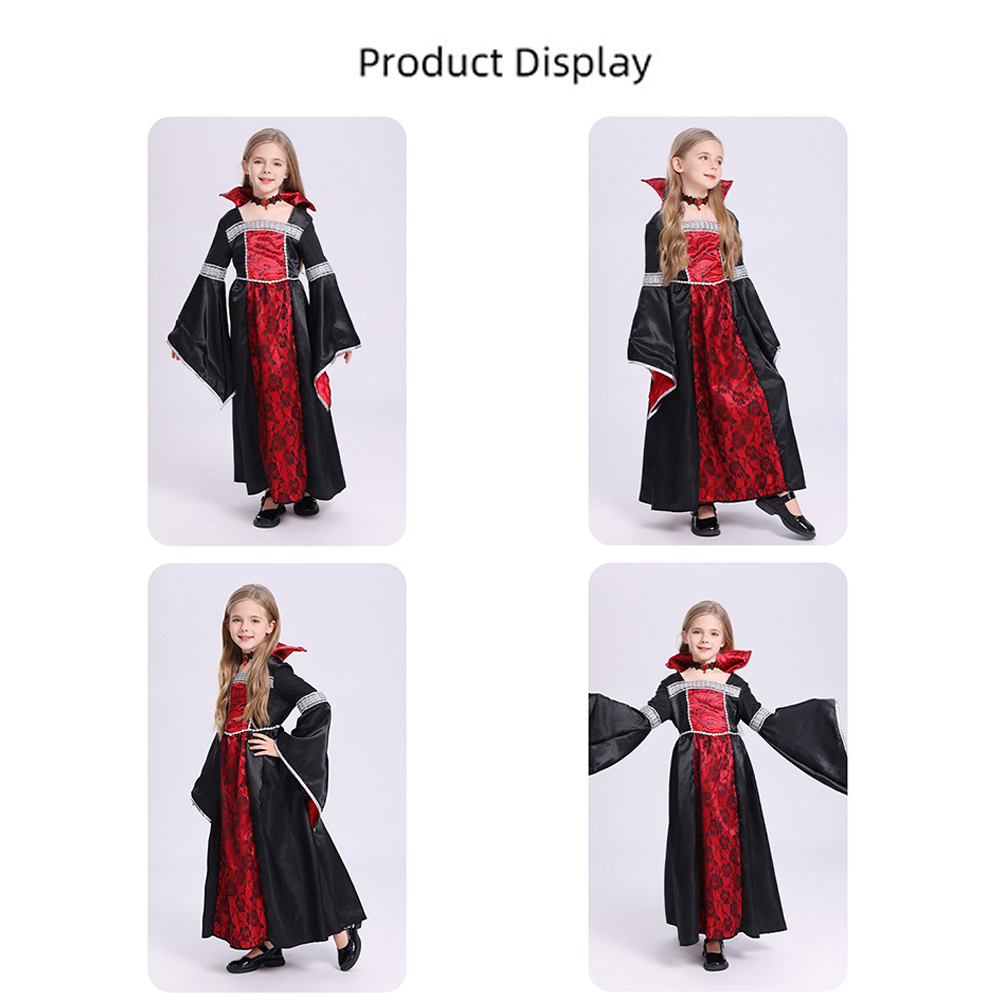 ชุดแม่มดสีแดงดำพร้อมฮู้ด เดรสย - Women'S Red Formal Wear บทวิจารณ์และราคา