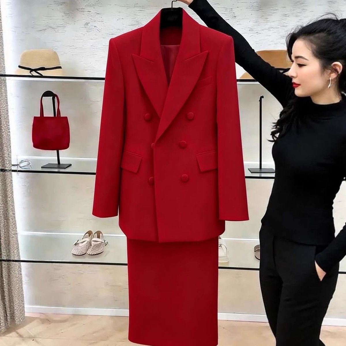 ชุดสูทเบลเซอร์สีขาวสำหรับผู้หญ - Formal Attire Woman บทวิจารณ์และราคา